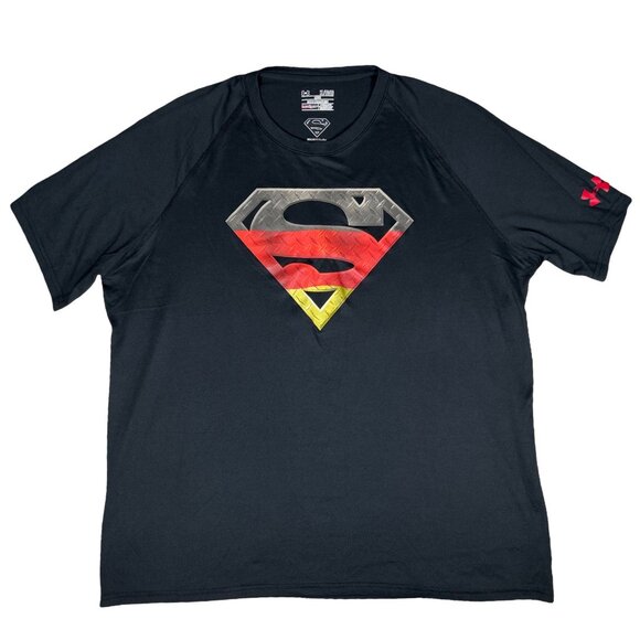 Under Armour Heatgear Superman Loose Fit Shirt Men’s Size XL - Picture 2 of 12